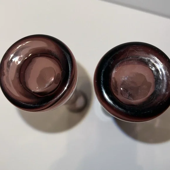 Vintage Amethyst Colored  Bud Vases - Picture 3 of 3